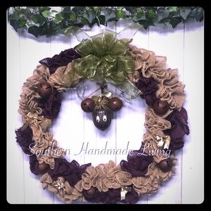 Rustic Reindeer wreath